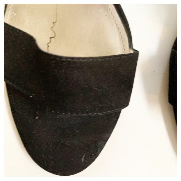 a.n.a Reptile Strappy Block Heel Black Size 10 Glam Whimsygoth - Picture 11 of 13